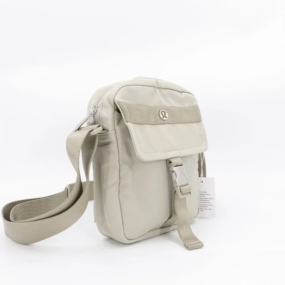 Lululemon Women's Wunderlust Crossbody Bag 2L Raw Linen Beige OS